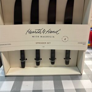 Hearth & Hand Matte Black Spreader Set